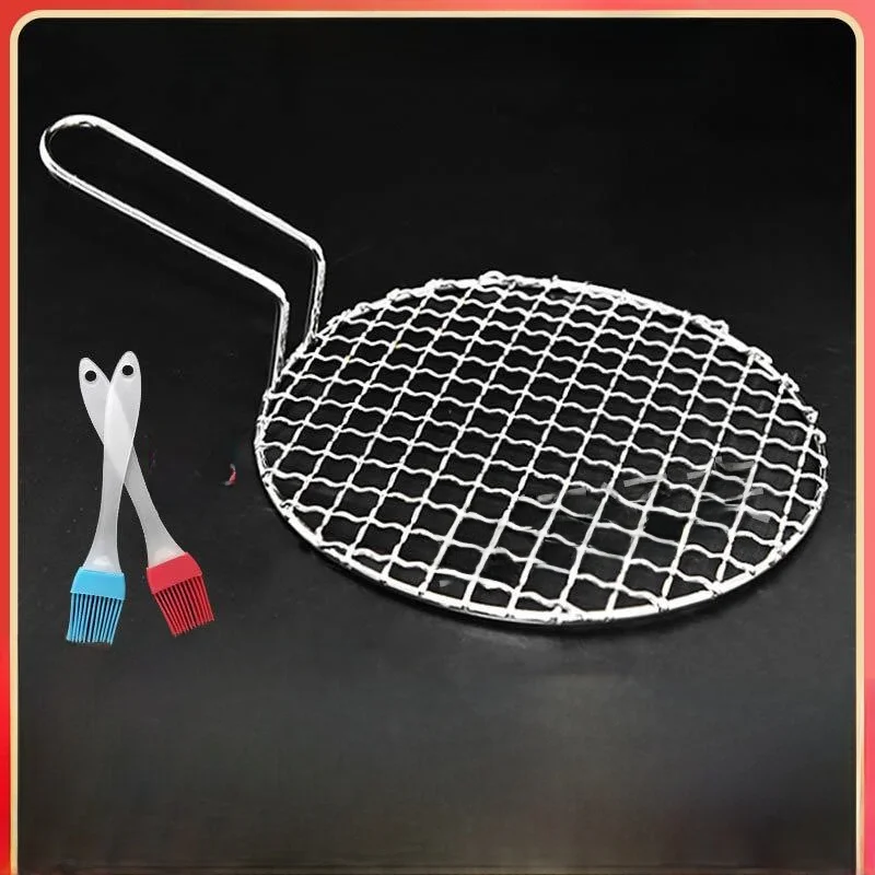 Stainless Steel round BBQ Grill Mesh Tray Tea Cooking Net Handle Outdoor Dishwasher Safe Baking Tray Induction Cookware
Stainless Steel round BBQ Grill Mesh Tray Tea Cooking Net Handle Outdoor Dishwasher Safe Baking Tray Induction Cookware