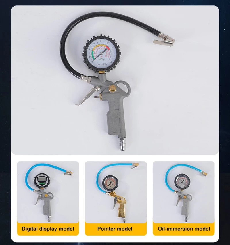 High Precision Car Tire Inflation Gun Digital Backlight Display Tire Pressure Gauge Pointer Type Inflation Tire Pressure Meter
High Precision Car Tire Inflation Gun Digital Backlight Display Tire Pressure Gauge Pointer Type Inflation Tire Pressure Meter
