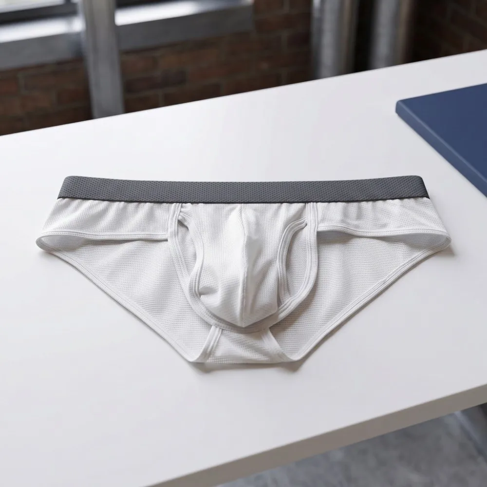 Thin Underpants Summer Thin Briefs Men Splicing Side Opening Men Ice Silk Panties Lingerie Quick Dry Seamless Underwear Summer
Thin Underpants Summer Thin Briefs Men Splicing Side Opening Men Ice Silk Panties Lingerie Quick Dry Seamless Underwear Summer