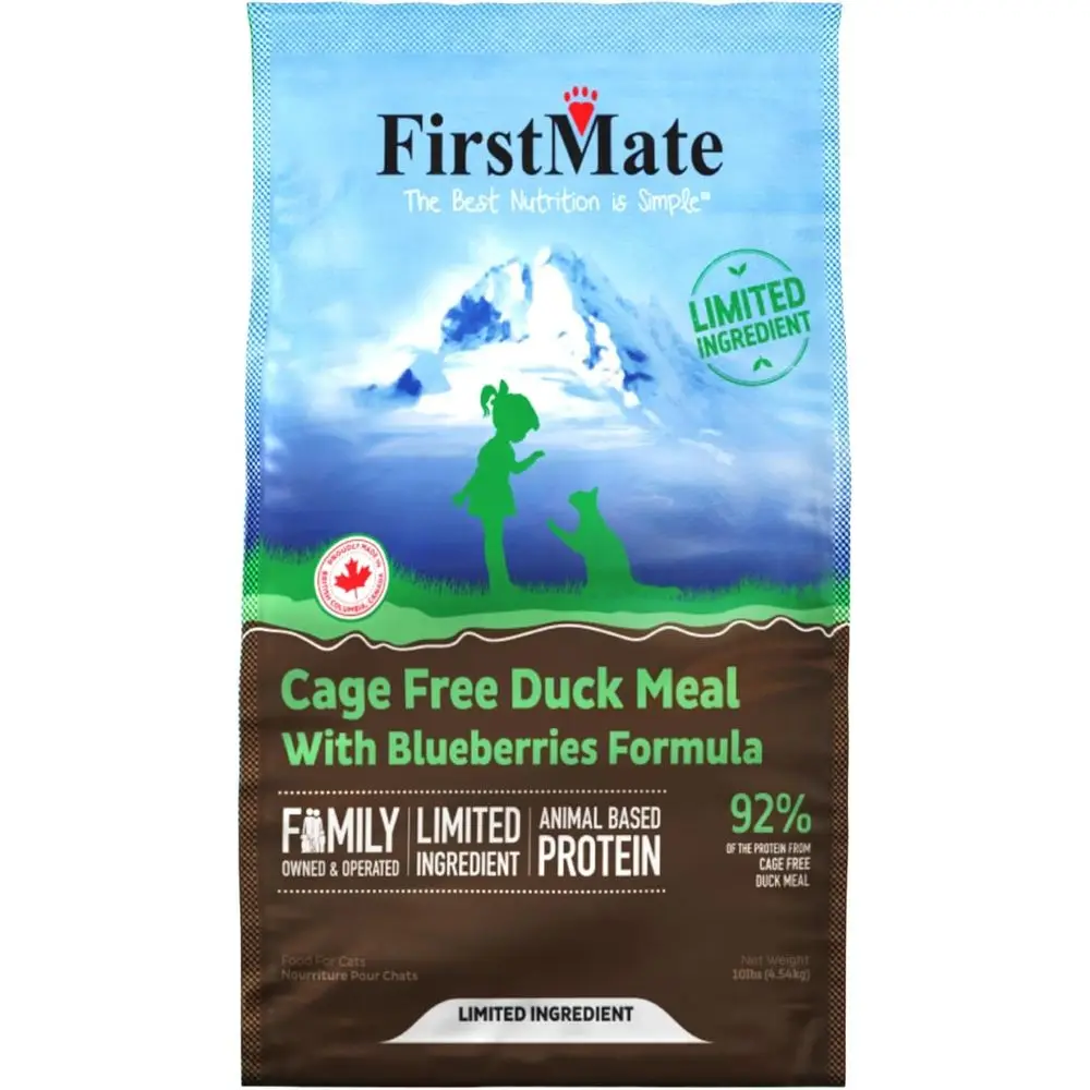 10 lb Duck and Blueberry Cat Food Formula
10 lb Duck and Blueberry Cat Food Formula