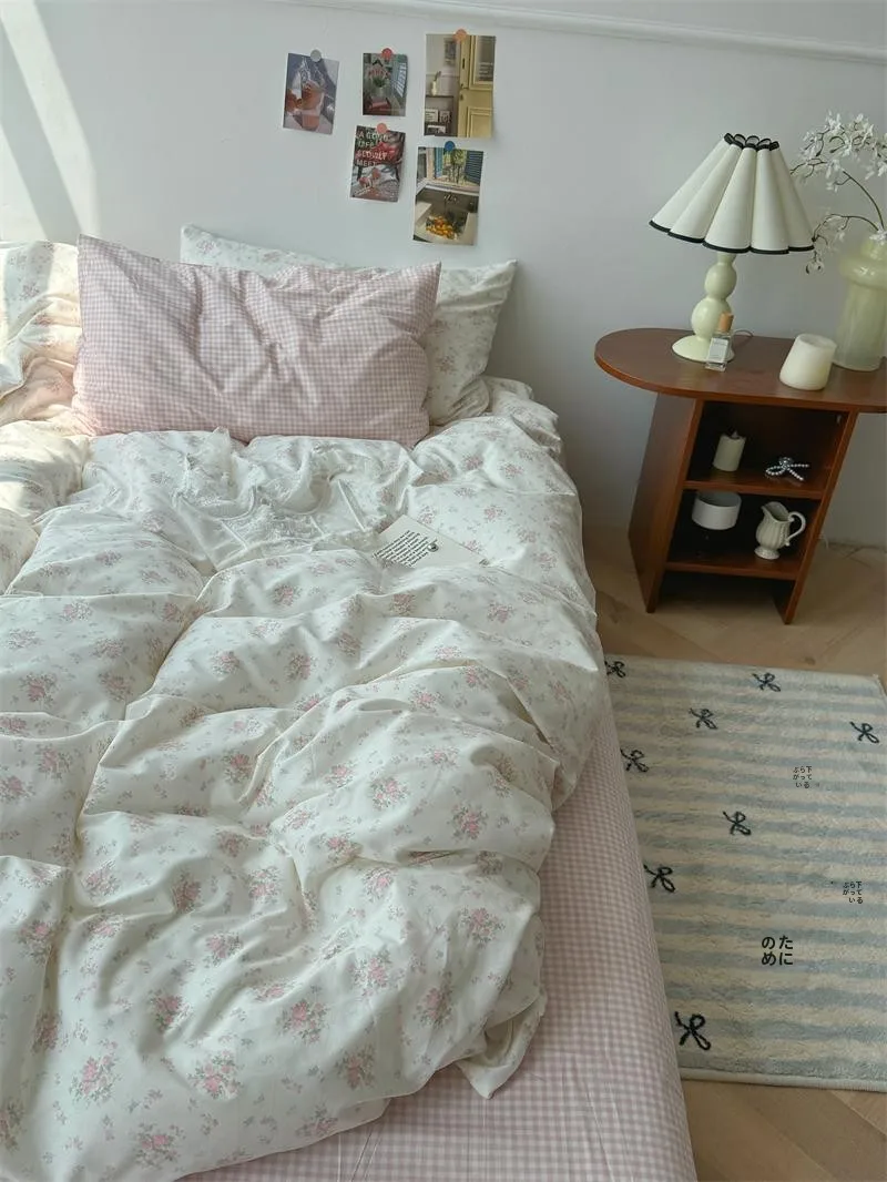 Pure Cotton Fledding Set Queen Size 4Pcs Bed eet Cover Quilt Cover Bed Canopy Sle Dormi Bedding Cotton eets
Pure Cotton Fledding Set Queen Size 4Pcs Bed eet Cover Quilt Cover Bed Canopy Sle Dormi Bedding Cotton eets