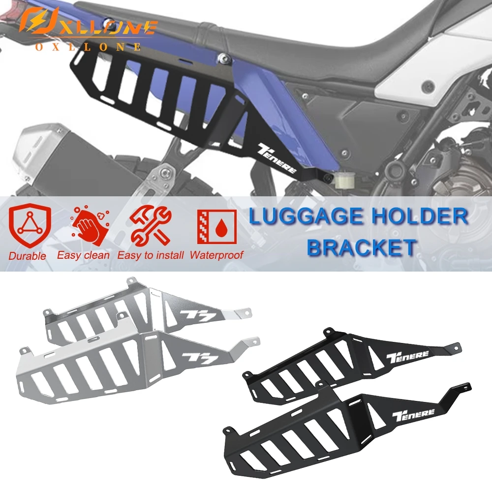 NEW CNC Side Luggage Rack Side For Yamaha Tenere 700 / Rally / T7 / World Raid 2019-2026 2025 Bracket Carrier Luggage Side Rails
NEW CNC Side Luggage Rack Side For Yamaha Tenere 700 / Rally / T7 / World Raid 2019-2026 2025 Bracket Carrier Luggage Side Rails