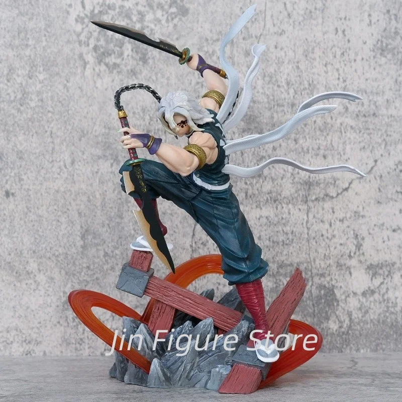 Demon Slayer Uzui Tengen 27cm Anime Figure with 2 Heads Kimetsu No Yaiba PVC Collectible Model Toy Gift
Demon Slayer Uzui Tengen 27cm Anime Figure with 2 Heads Kimetsu No Yaiba PVC Collectible Model Toy Gift