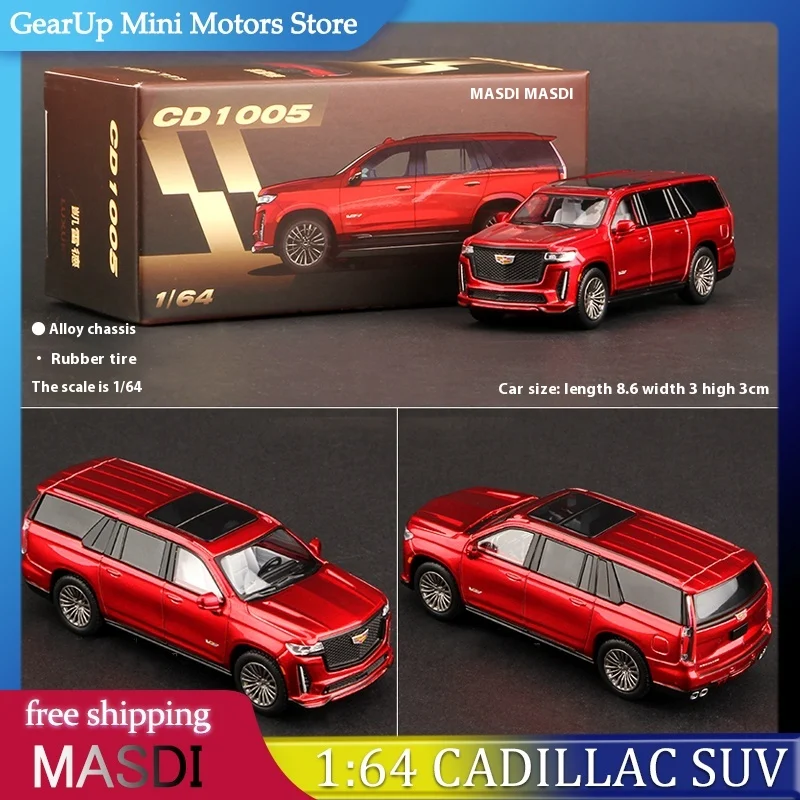 Masdi 1:64 Cadillac Escalade Alloy SUV Simulation Model - Saaban Replica Luxury American Car for Collection Boy's Birthday Gift
Masdi 1:64 Cadillac Escalade Alloy SUV Simulation Model - Saaban Replica Luxury American Car for Collection Boy's Birthday Gift