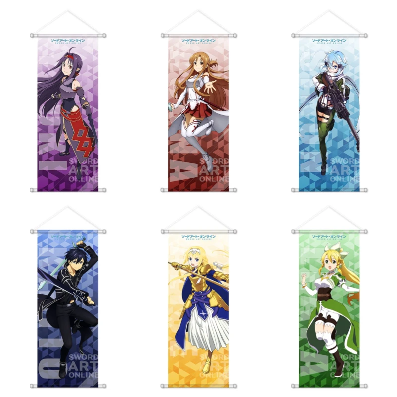 Sword Art Online Anime Peripheral Asuna Kirito Shino Alice Kawaii Posters Canvas Wall Art Pictures Decor Birthday Gift
Sword Art Online Anime Peripheral Asuna Kirito Shino Alice Kawaii Posters Canvas Wall Art Pictures Decor Birthday Gift