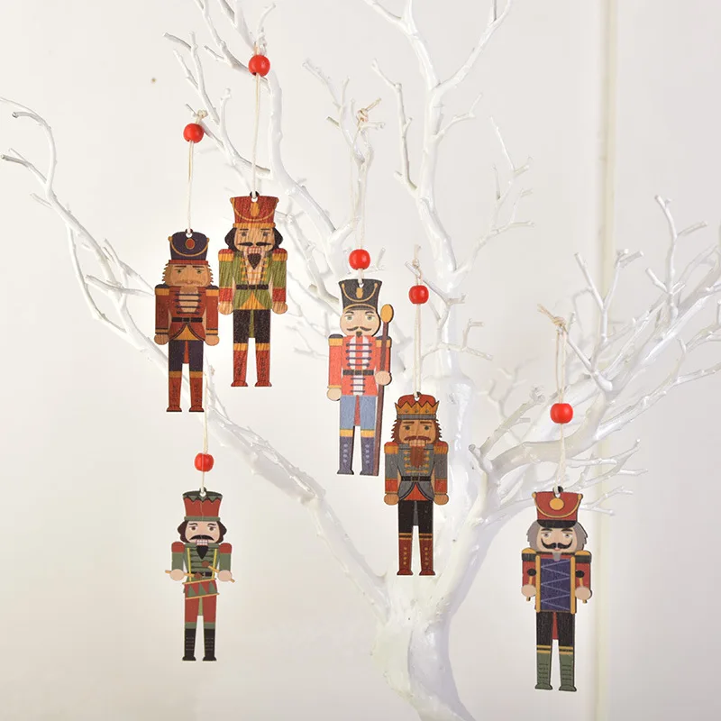 9pcs Christmas Decorations Nutcracker Puppet Wooden Pendants Walnut Soldier for Tree Hanging Ornaments New Year Kids Gift Xmas
9pcs Christmas Decorations Nutcracker Puppet Wooden Pendants Walnut Soldier for Tree Hanging Ornaments New Year Kids Gift Xmas