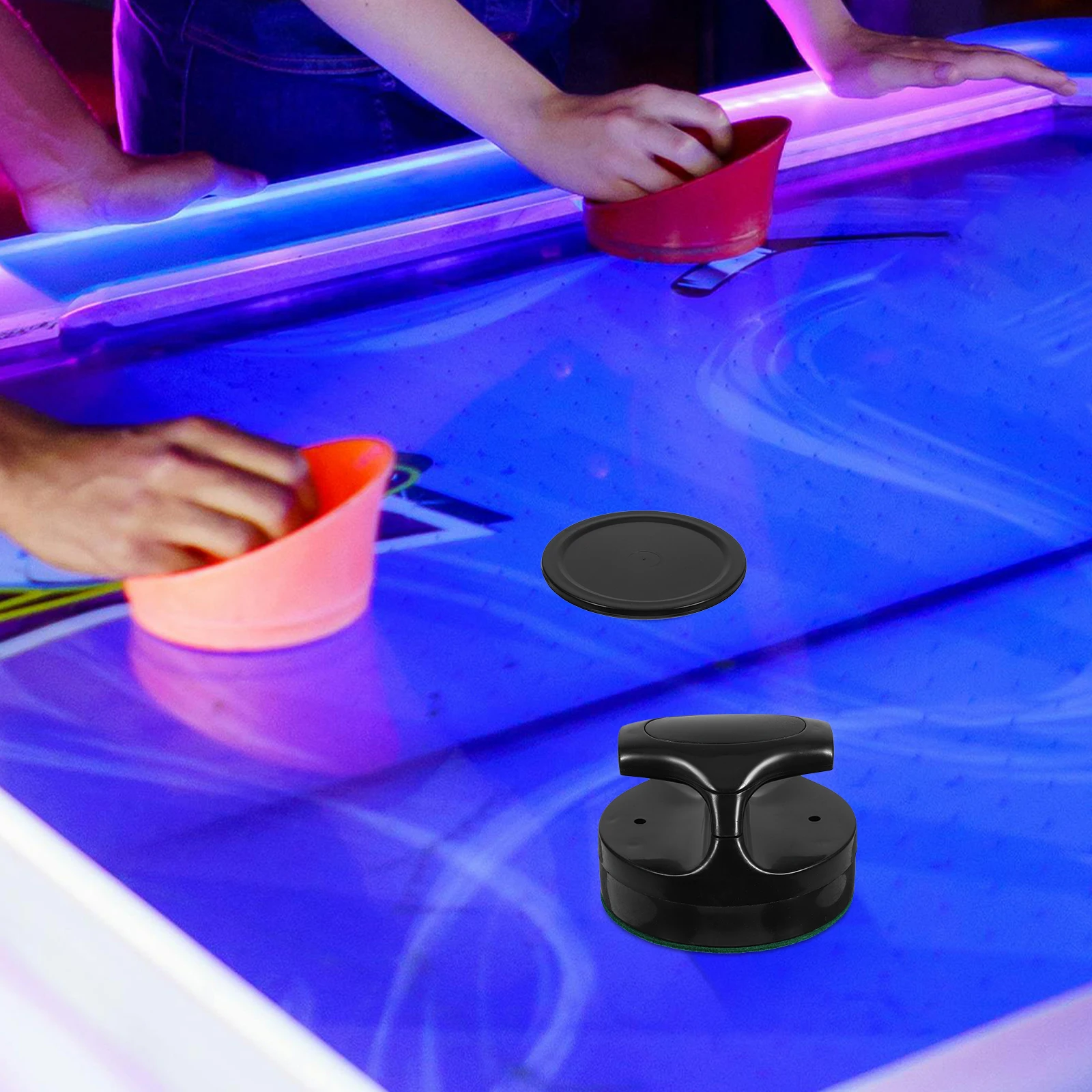 1 set 94mm Black 64mm Balls Set Air Hockey Table Accessories Game Replacement Parts Plastic Pucks Mini
1 set 94mm Black 64mm Balls Set Air Hockey Table Accessories Game Replacement Parts Plastic Pucks Mini