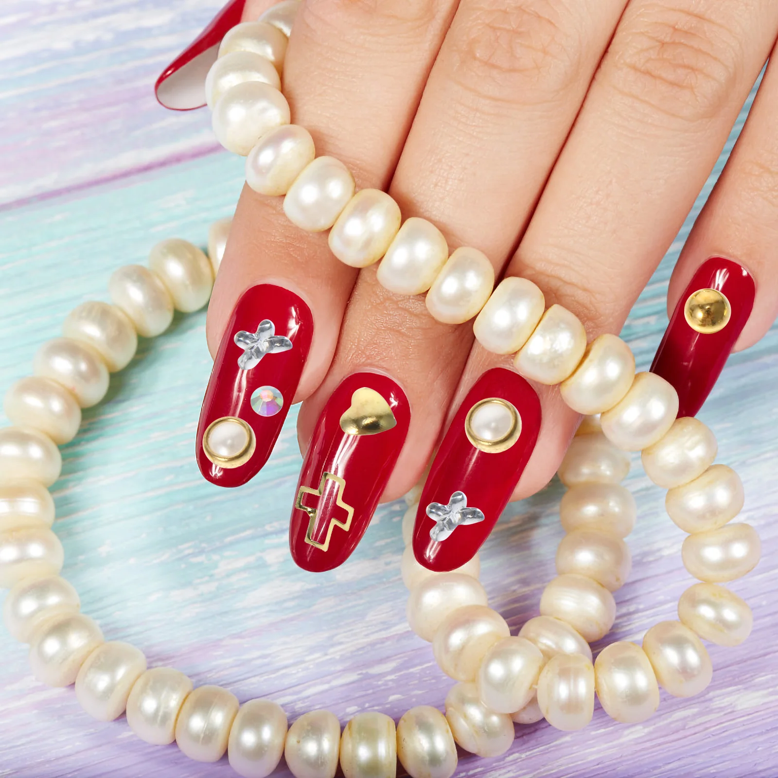 Nail Art Accessories 9 Boxes Manicure Decor Rivet Studs Plastic Zinc Alloy Long Lasting Elegant Design Nail Supplies
Nail Art Accessories 9 Boxes Manicure Decor Rivet Studs Plastic Zinc Alloy Long Lasting Elegant Design Nail Supplies