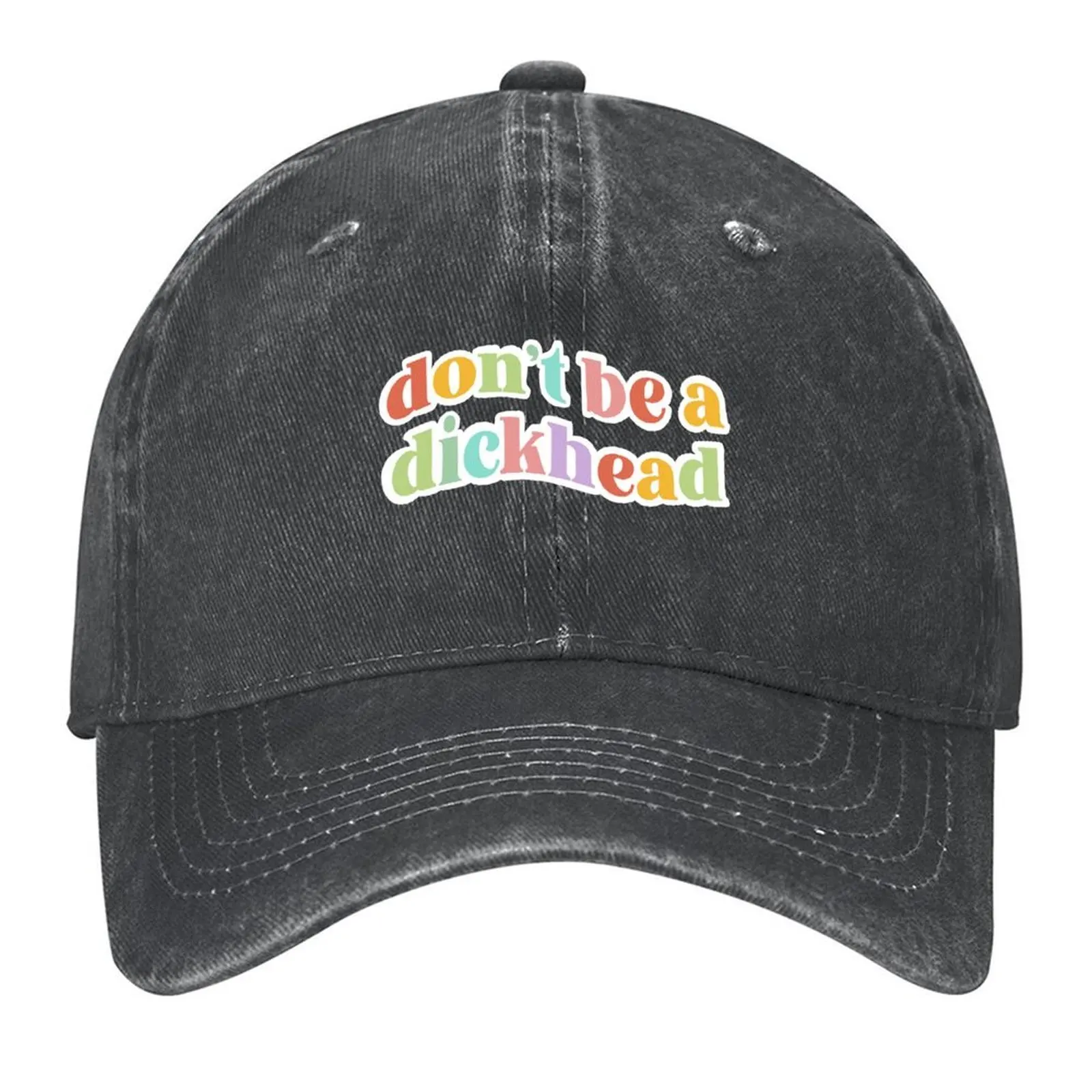 Don't Be A Dickhead Rainbow Print Baseball Cap Trucker Cap Anime Sun Cap Luxury man Trucker Hats For Men Women's
Don't Be A Dickhead Rainbow Print Baseball Cap Trucker Cap Anime Sun Cap Luxury man Trucker Hats For Men Women's