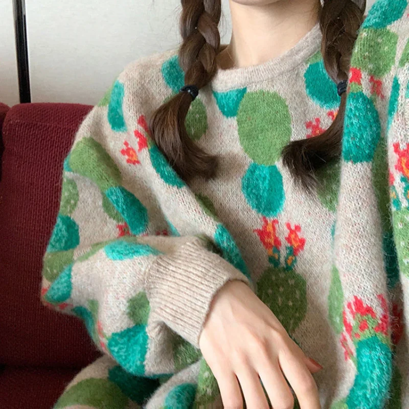 Green pullover sweater underlay women winter design sense sweater 2023 chic loose o neck long sleeve sweater pullover female top
Green pullover sweater underlay women winter design sense sweater 2023 chic loose o neck long sleeve sweater pullover female top
