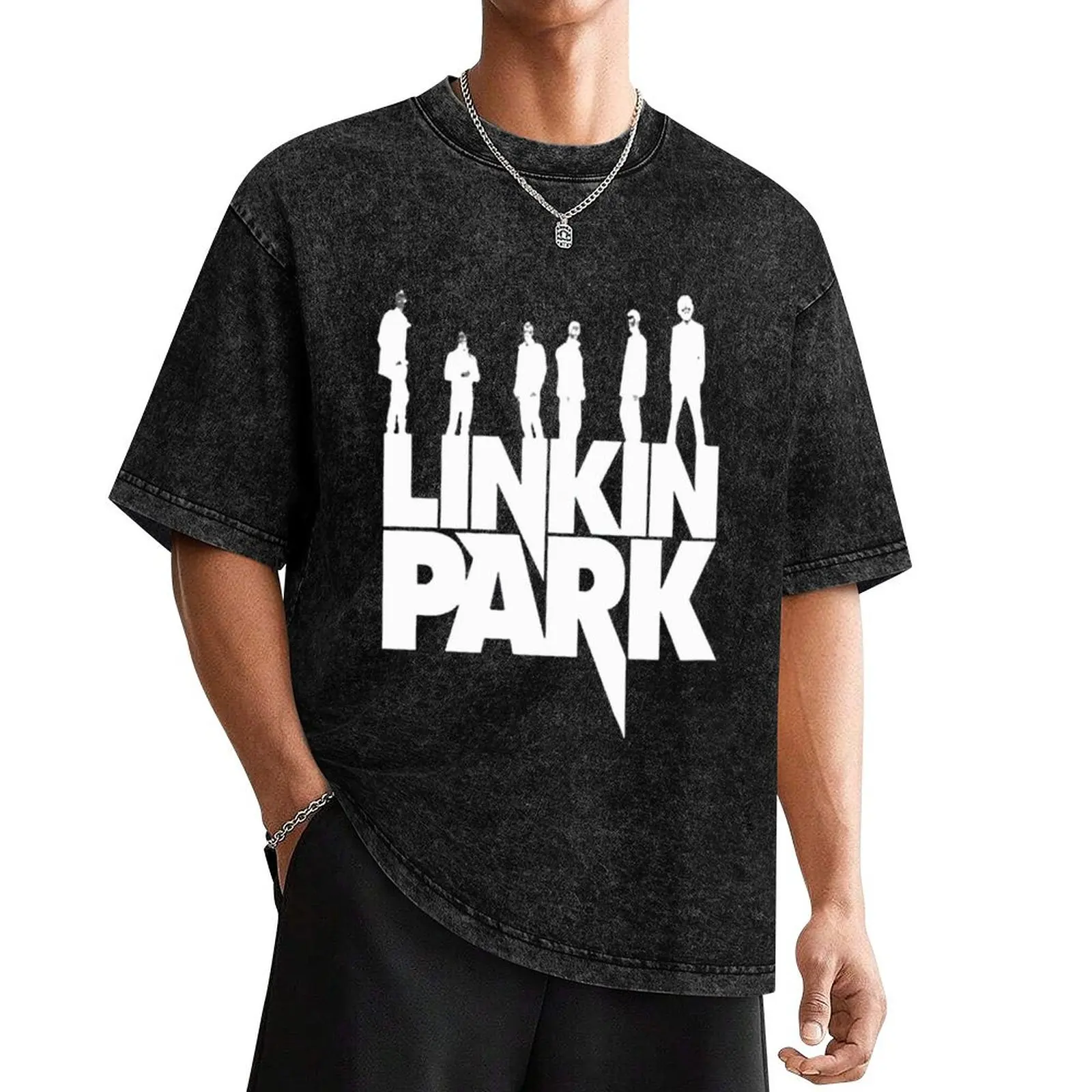 LKN PRK linkin T-Shirt anime clothes Aesthetic clothing blacks tee shirts for men
LKN PRK linkin T-Shirt anime clothes Aesthetic clothing blacks tee shirts for men