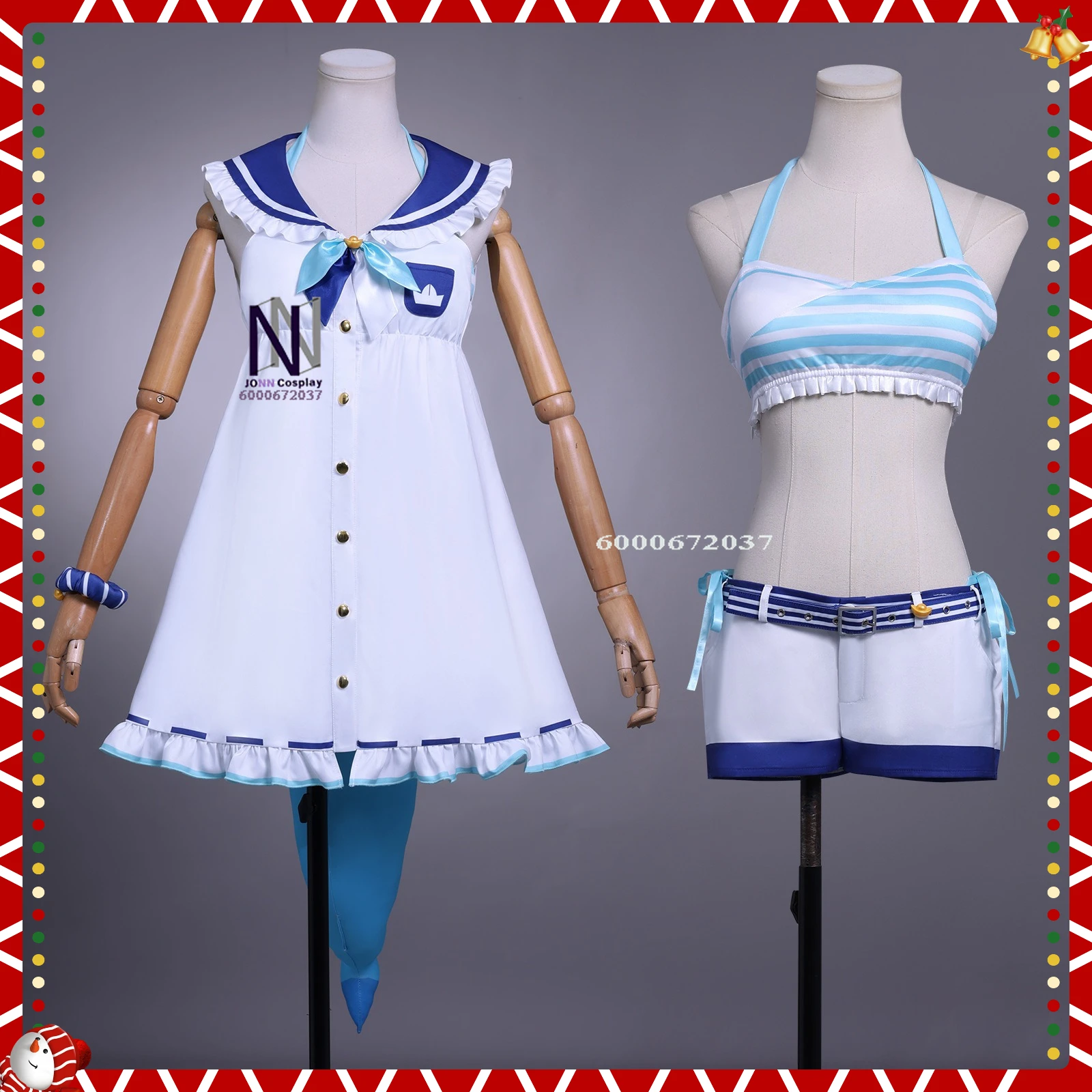 VTuber Cosplay Costume Anime Little Shark Saba Role Playing Clothes Cute Blue Dress Uniform for Women Comic Con Party Suits
VTuber Cosplay Costume Anime Little Shark Saba Role Playing Clothes Cute Blue Dress Uniform for Women Comic Con Party Suits