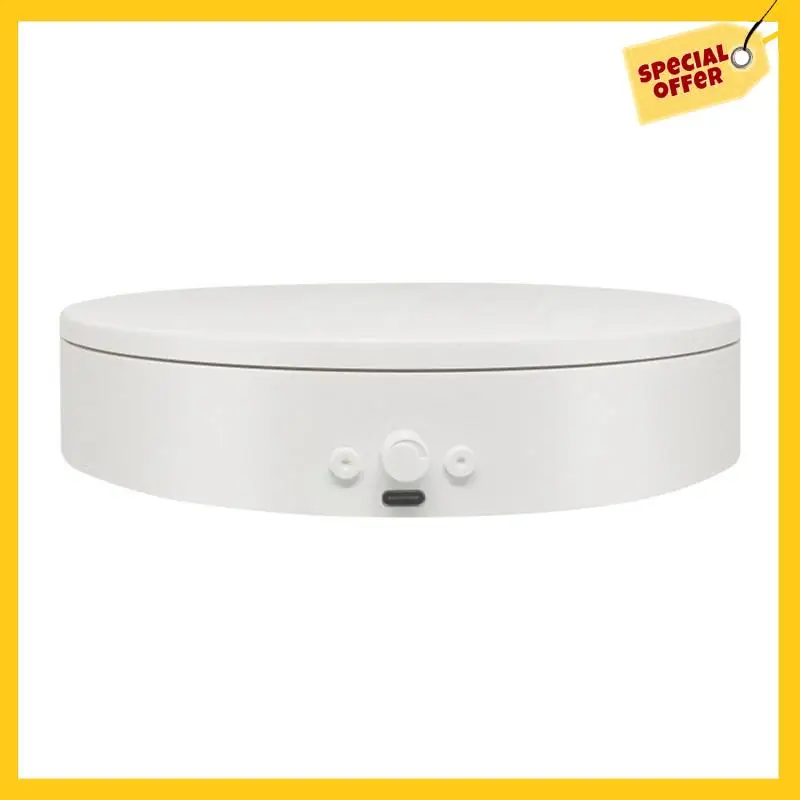 A96K-Rotating Display Stand With USB Power Cable, Mute Rotating Turntable 5.9 Inch 11Lb Load, Adjustable Speed And Direction
A96K-Rotating Display Stand With USB Power Cable, Mute Rotating Turntable 5.9 Inch 11Lb Load, Adjustable Speed And Direction