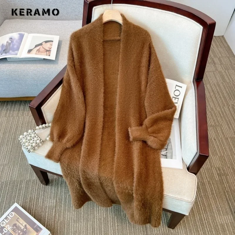 Women Vintage Style Solid Color Jumpers Knitting Long Sleeve X-long Cardigans 2023 Winter Fashion Casual Oversized Retro Sweater
Women Vintage Style Solid Color Jumpers Knitting Long Sleeve X-long Cardigans 2023 Winter Fashion Casual Oversized Retro Sweater