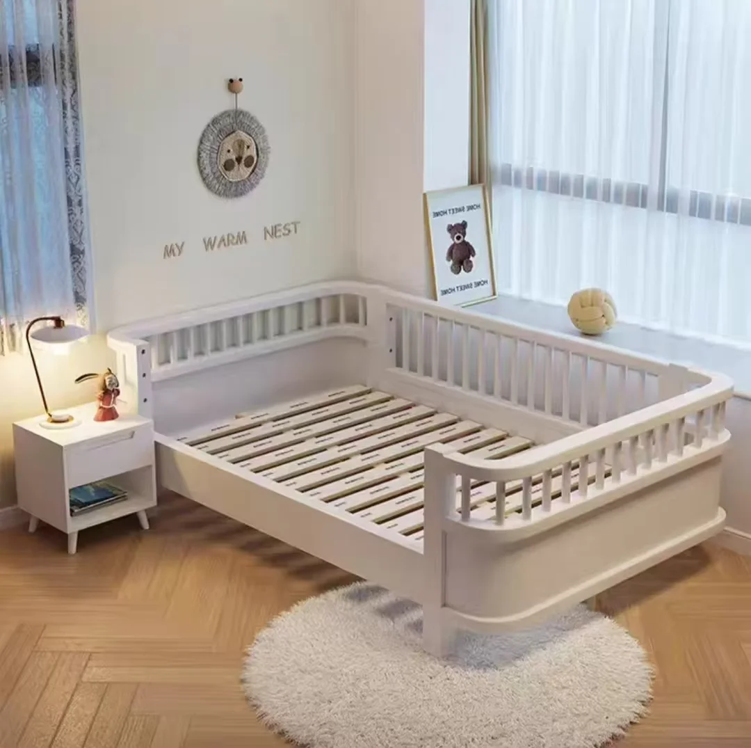 *Modern Solid Wood Single Bed for Girls Little Princess Three-Sided Fence Boy Guardrail Large Widened Bed for Bedroom
*Modern Solid Wood Single Bed for Girls Little Princess Three-Sided Fence Boy Guardrail Large Widened Bed for Bedroom