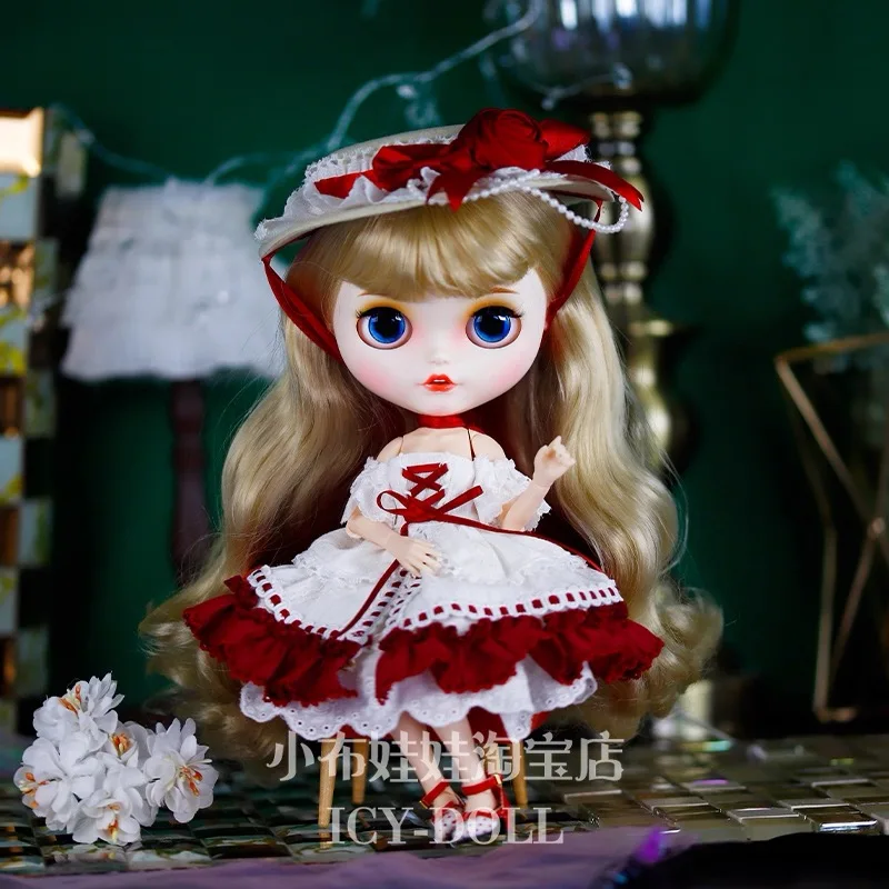 ICY DBS Blyth Кукольная одежда Винтаж Послеобеденный чай Лолита Принцесса Красно-белый комплект Платье-пачка для OB24 Azone Blyth Вечернее платье
ICY DBS Blyth Кукольная одежда Винтаж Послеобеденный чай Лолита Принцесса Красно-белый комплект Платье-пачка для OB24 Azone Blyth Вечернее платье