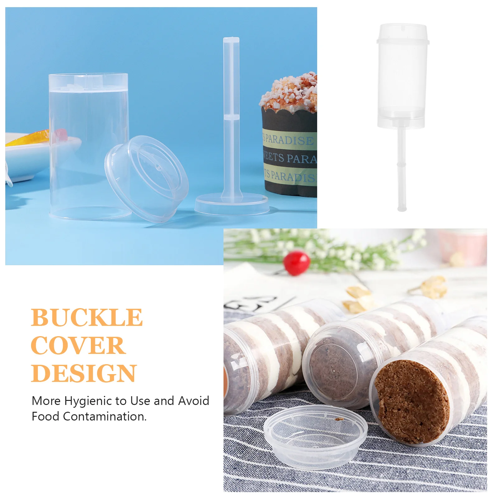 50pcs Pushable Cake Holders Reusable Food Safe PP Serving Containers for Cakes Ice Creams Jelly Cheesecake Cake Push
50pcs Pushable Cake Holders Reusable Food Safe PP Serving Containers for Cakes Ice Creams Jelly Cheesecake Cake Push