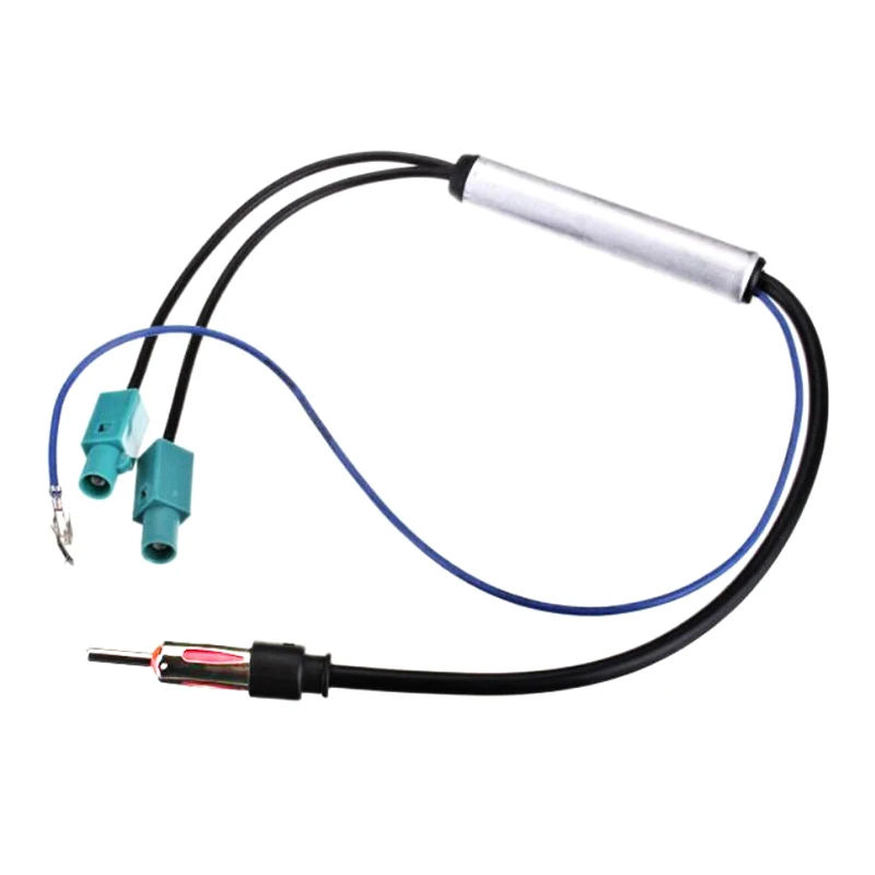 Car Radio Antenna AM/FM Audio Radio Signal Amplifier Dual To DIN RF Radio Antenna Aerial Adapter Cable For
Car Radio Antenna AM/FM Audio Radio Signal Amplifier Dual To DIN RF Radio Antenna Aerial Adapter Cable For
