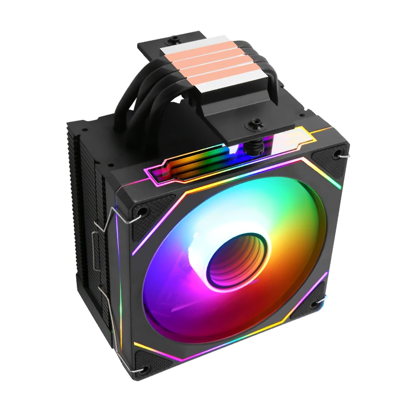 1150/1151 Tower Type ARGB Four Heat Pipe CPU Heat Sink 2011 Motherboard 1700 Air-cooled CPU Fan 120mm Prism PWM/x79/AM5
1150/1151 Tower Type ARGB Four Heat Pipe CPU Heat Sink 2011 Motherboard 1700 Air-cooled CPU Fan 120mm Prism PWM/x79/AM5