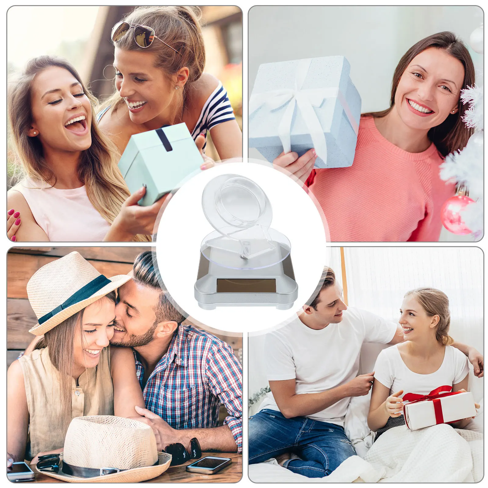 1Set Solar Rotating Display Stand 360 Degree Turntable for Bracelets Watches Jewelry Display Holder Eco Friendly No
1Set Solar Rotating Display Stand 360 Degree Turntable for Bracelets Watches Jewelry Display Holder Eco Friendly No