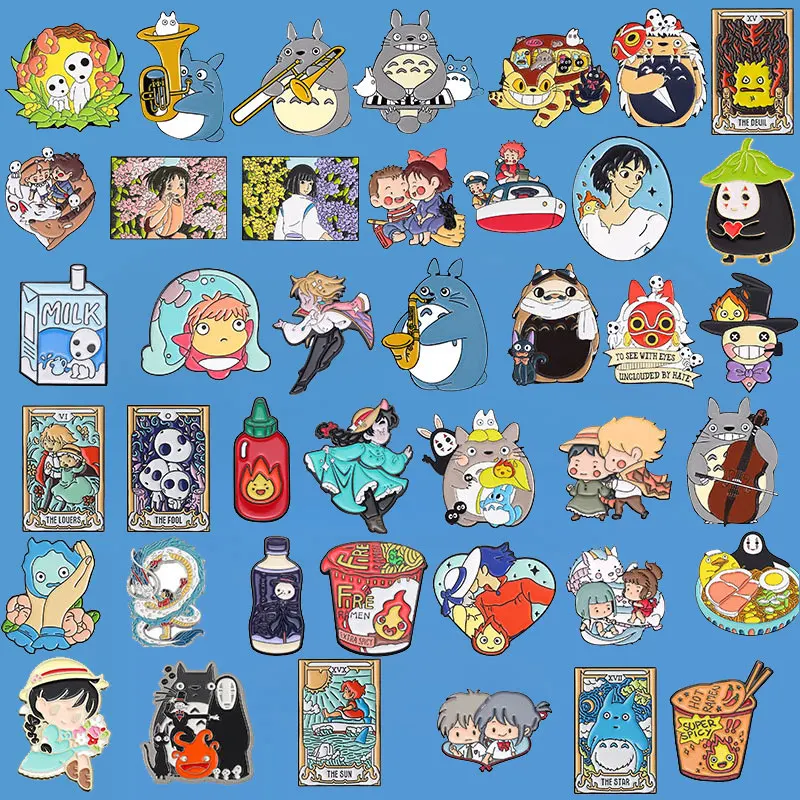 Miyazaki Hayao Ghibli Enamel Pin Cute Totoro Lapel Pins for Backpacks Clothes Badges Cute Brooch Jewelry Gifts for Friends
Miyazaki Hayao Ghibli Enamel Pin Cute Totoro Lapel Pins for Backpacks Clothes Badges Cute Brooch Jewelry Gifts for Friends