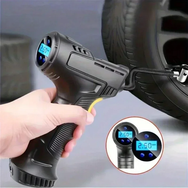 120W Portable Digital Tire Inflator – Wireless/Wired 12V Air Compressor for Car, Bicycle & Balls
120W Portable Digital Tire Inflator – Wireless/Wired 12V Air Compressor for Car, Bicycle & Balls