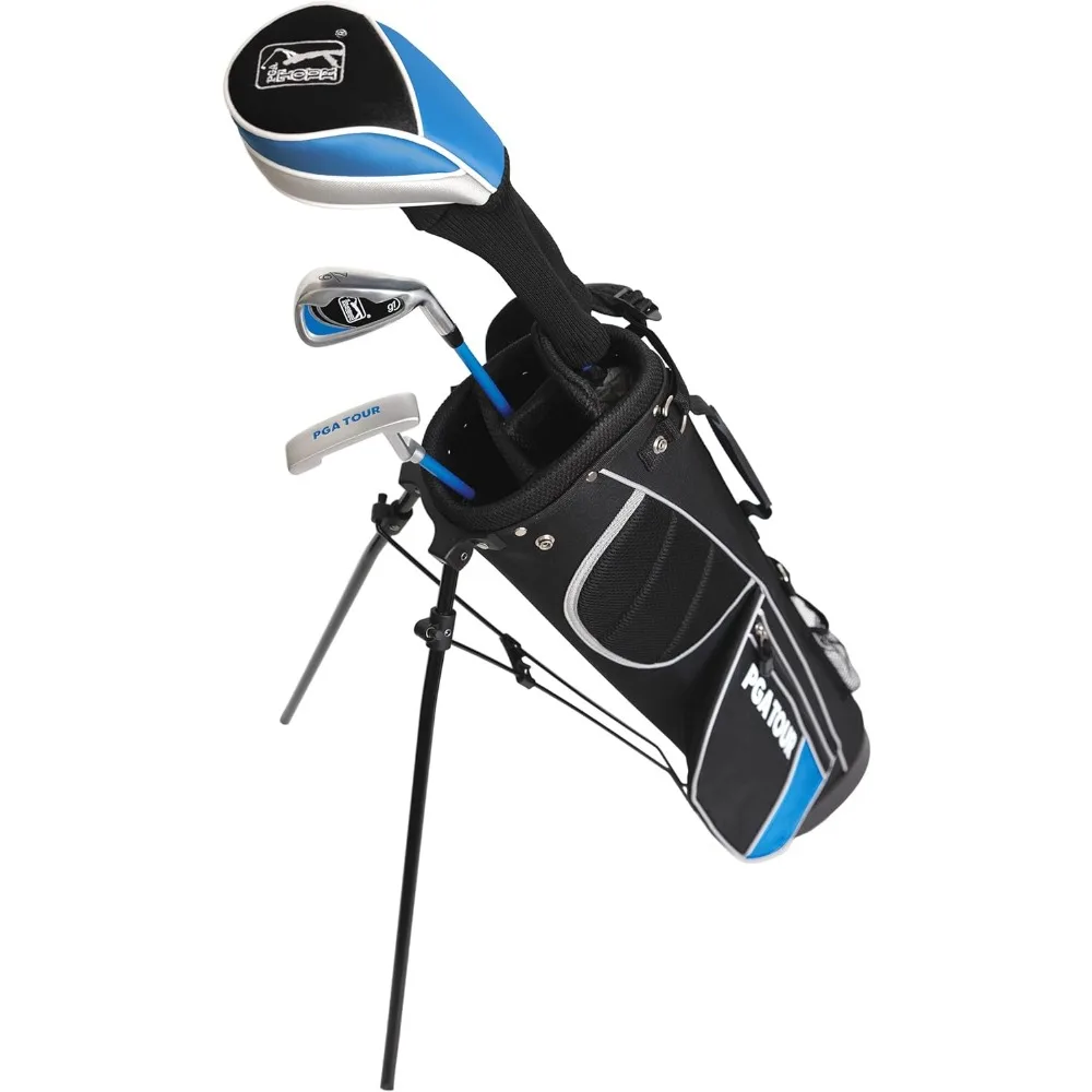 GS1 Series Golf Club Sets, Blue, Large, Age Range 8-12 Years Old, Height Range 56-62"
GS1 Series Golf Club Sets, Blue, Large, Age Range 8-12 Years Old, Height Range 56-62"