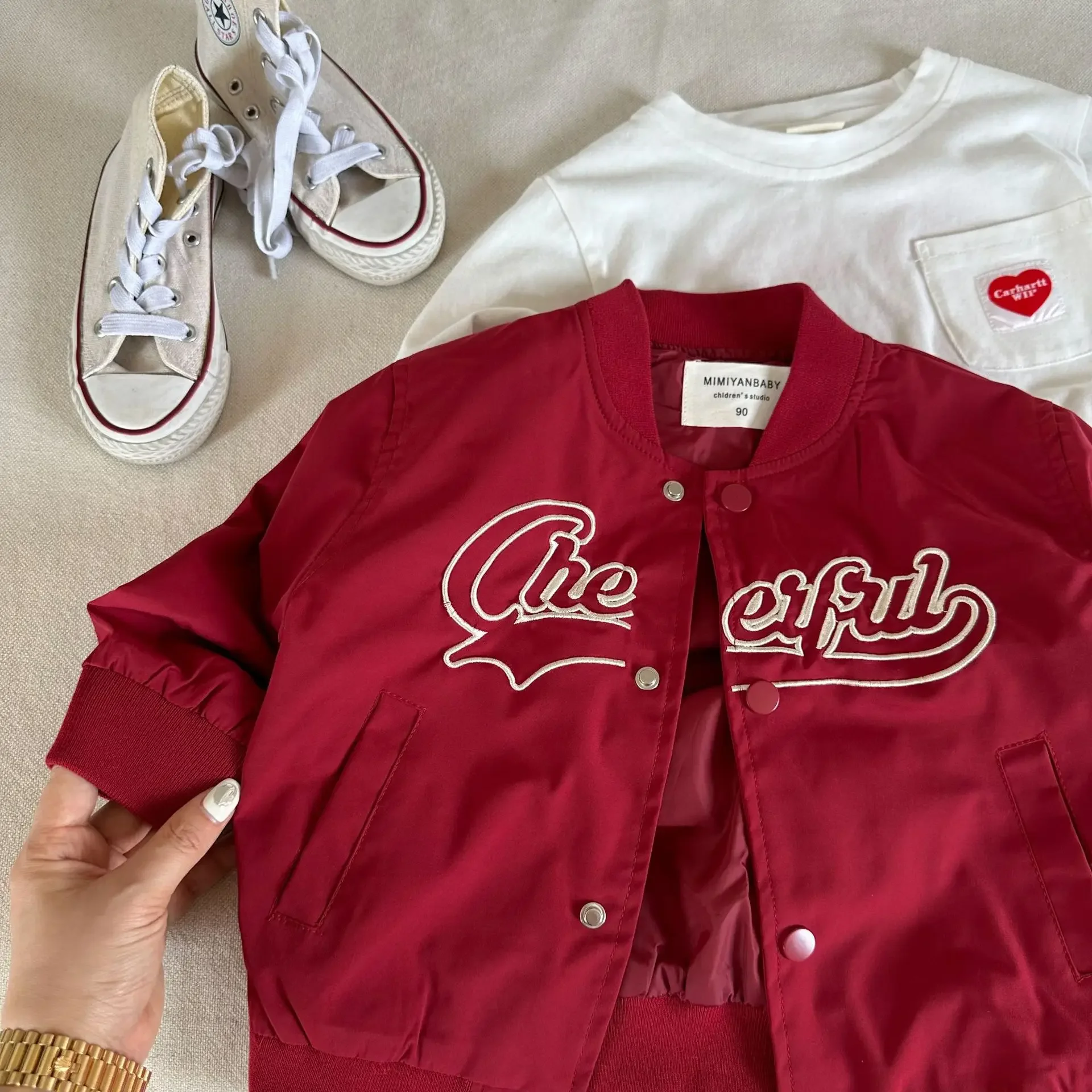 Children Clothing Kids Casual Coat 2024 Autumn New Fashionable Boys and Girls Embroidered Baseball Jacket Stand Collar Jacket
Children Clothing Kids Casual Coat 2024 Autumn New Fashionable Boys and Girls Embroidered Baseball Jacket Stand Collar Jacket