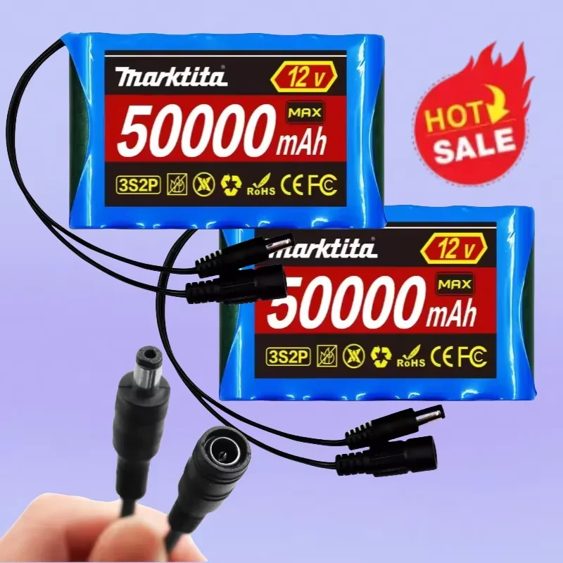 NEW 12V 50000mah 3S2P 18650 Li Ion Battery 12.6V 50Ah Rechargeable CCTV Camera Replacement114
NEW 12V 50000mah 3S2P 18650 Li Ion Battery 12.6V 50Ah Rechargeable CCTV Camera Replacement114