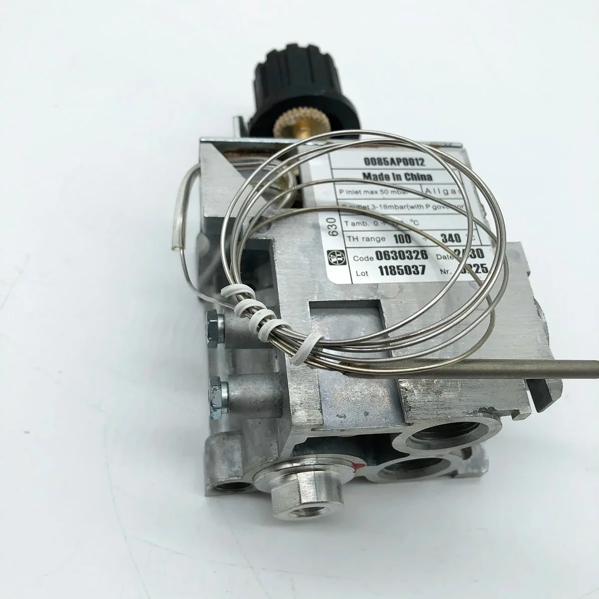 Gas Fryer Accessories 0630326 0085AP0012 100~340℃ Degree Thermostatic Gas Control Valve For EUROSIT 630 Replacement
Gas Fryer Accessories 0630326 0085AP0012 100~340℃ Degree Thermostatic Gas Control Valve For EUROSIT 630 Replacement