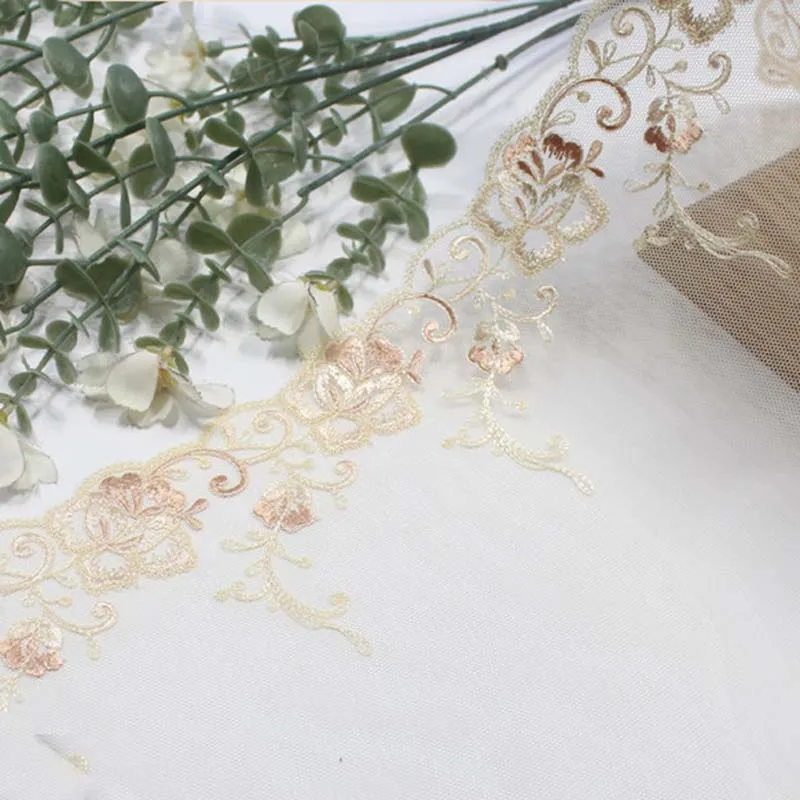30Yards Embroidery Lace Trim DIY Bra Accessories Mesh Embroidered Lace Fabrics For Bra Underwear Dress Appliques Crafts
30Yards Embroidery Lace Trim DIY Bra Accessories Mesh Embroidered Lace Fabrics For Bra Underwear Dress Appliques Crafts