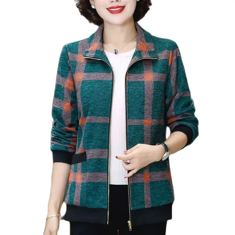 Middle-Aged Elderly Mom Coat 2023 Spring Autumn New Loose Lapel Zipper Fashion Jacket Women's Casual Long Sleeves Outerwear
Middle-Aged Elderly Mom Coat 2023 Spring Autumn New Loose Lapel Zipper Fashion Jacket Women's Casual Long Sleeves Outerwear