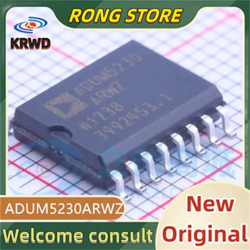 2 шт. ADUM5230ARWZ Новый оригинальный ADUM5230A ADUM5230 5230
2 шт. ADUM5230ARWZ Новый оригинальный ADUM5230A ADUM5230 5230