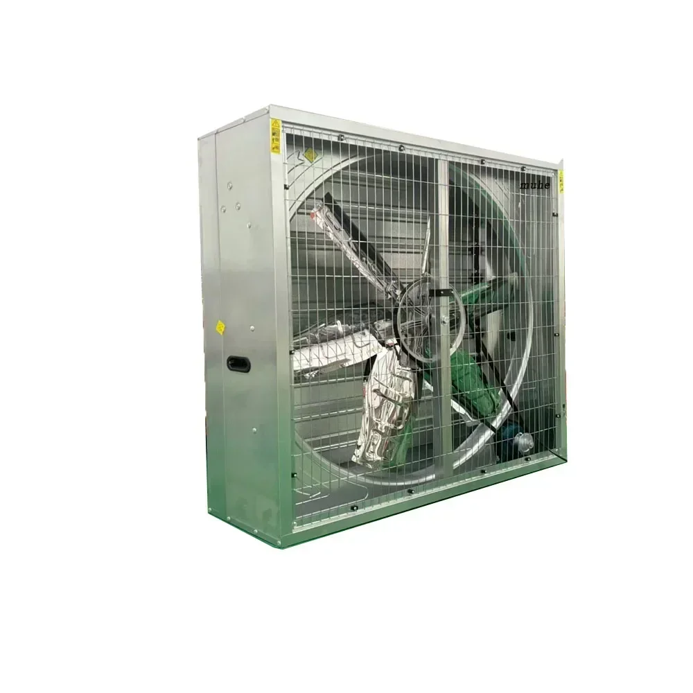 Large Aluminum Axial Exhaust Fan with CE Certified Stainless Steel Blades for Poultry Farm Greenhouse for Manufacturing Plant
Large Aluminum Axial Exhaust Fan with CE Certified Stainless Steel Blades for Poultry Farm Greenhouse for Manufacturing Plant