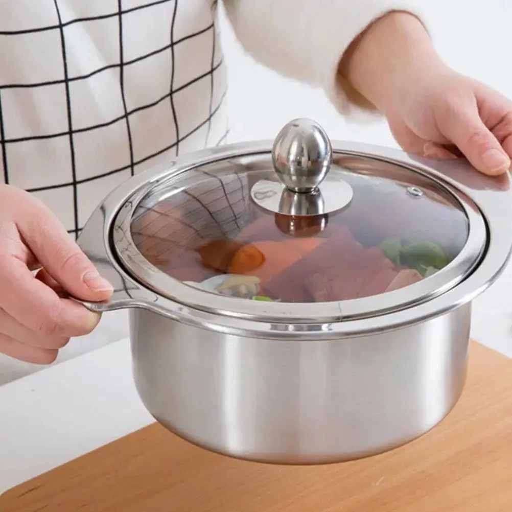 1Pcs Stainless Steel Hot Pot 18Cm Reliable Food Grade Induction Cooker Compatible Wok for Hot Pot Cooking Wok Steel Stewpot
1Pcs Stainless Steel Hot Pot 18Cm Reliable Food Grade Induction Cooker Compatible Wok for Hot Pot Cooking Wok Steel Stewpot