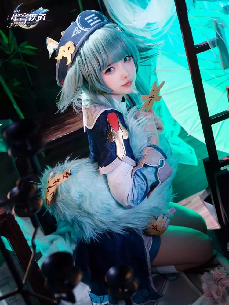 Fashion Game Honkai: Star Rail Huohuo Cosplay Costume Women Lovely Uinform Role Play Clothing Carnival Party Suit Full Set Stock
Fashion Game Honkai: Star Rail Huohuo Cosplay Costume Women Lovely Uinform Role Play Clothing Carnival Party Suit Full Set Stock