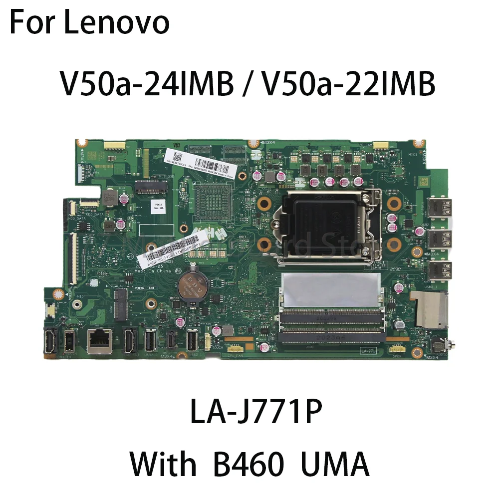 Laptop Motherboard For Lenovo V50a-22IMB V50a-24IMB 520C-22IMB Motherboard LA-J771P With B460 UMA 5B20U54065 5B20U54066
Laptop Motherboard For Lenovo V50a-22IMB V50a-24IMB 520C-22IMB Motherboard LA-J771P With B460 UMA 5B20U54065 5B20U54066