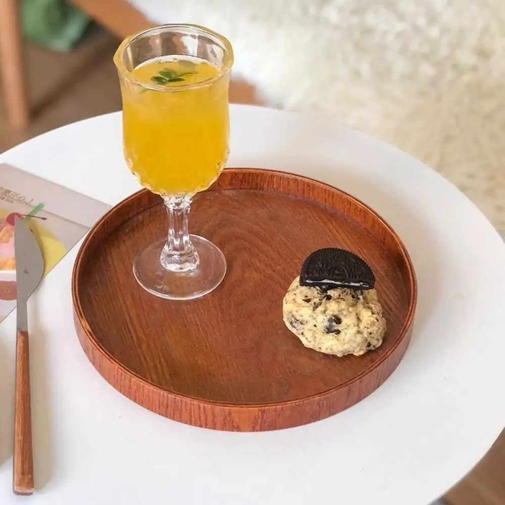 Vintage Round Serving Tray Wooden 21/24/27/30/33cm Decorative Tray Wood Platte Breakfast Dinner
Vintage Round Serving Tray Wooden 21/24/27/30/33cm Decorative Tray Wood Platte Breakfast Dinner