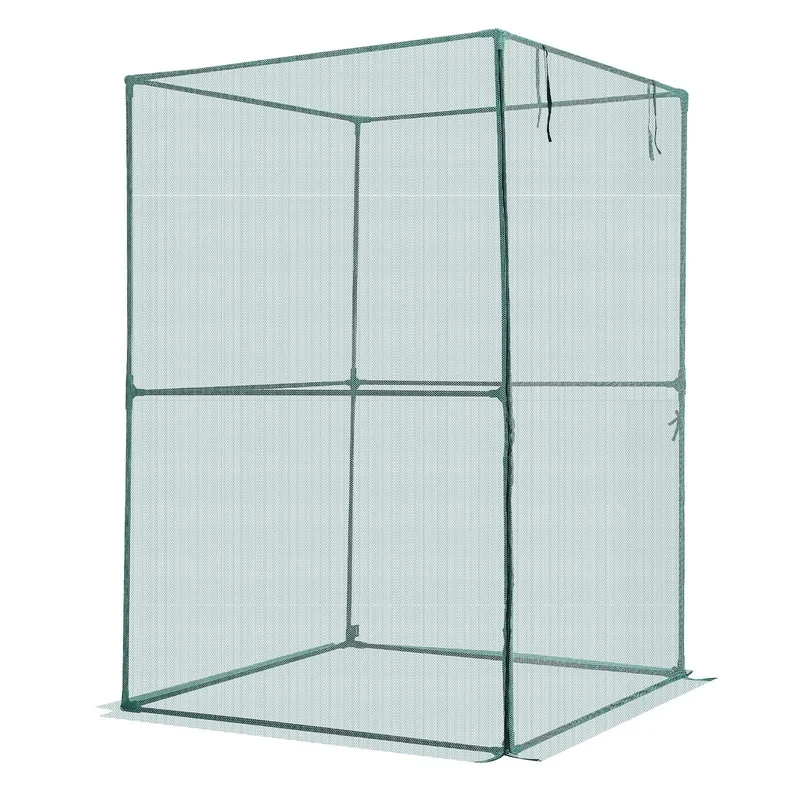 3.9 x 3.9 x 5.9 ft Wind-Resistant Plant Protection Tent with Zippered Door, Easy-Install Outdoor Garden Cover for Tomatoes and Raised Beds
3.9 x 3.9 x 5.9 ft Wind-Resistant Plant Protection Tent with Zippered Door, Easy-Install Outdoor Garden Cover for Tomatoes and Raised Beds