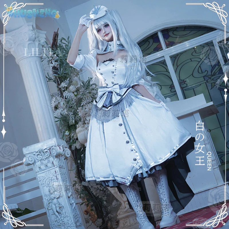 Tokisaki Kurumi Nightmare Cosplay DATE A LIVE The White Queen Costume Halloween Party Lolita Dress Wig Props Women's Sweet Set
Tokisaki Kurumi Nightmare Cosplay DATE A LIVE The White Queen Costume Halloween Party Lolita Dress Wig Props Women's Sweet Set