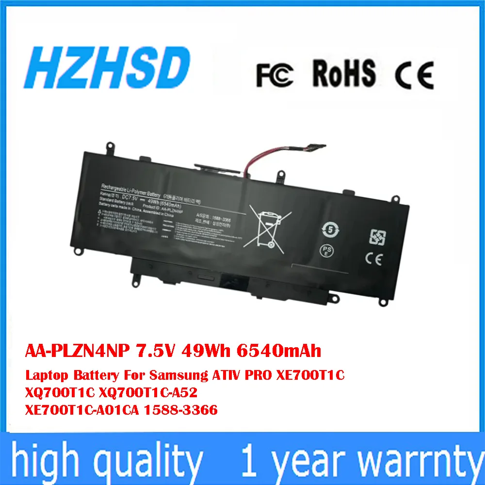 AA-PLZN4NP 7,5 В 49 Втч 6540 мАч Аккумулятор для ноутбука Samsung ATIV PRO XE700T1C XQ700T1C XQ700T1C-A52 XE700T1C-A01CA 1588-3366
AA-PLZN4NP 7,5 В 49 Втч 6540 мАч Аккумулятор для ноутбука Samsung ATIV PRO XE700T1C XQ700T1C XQ700T1C-A52 XE700T1C-A01CA 1588-3366