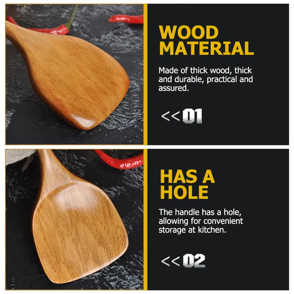 Деревянная лопатка для вока с антипригарным покрытием, с длинной ручкой, термостойкая, для дома, ресторана, отеля, для перемешивания и жарки
Деревянная лопатка для вока с антипригарным покрытием, с длинной ручкой, термостойкая, для дома, ресторана, отеля, для перемешивания и жарки