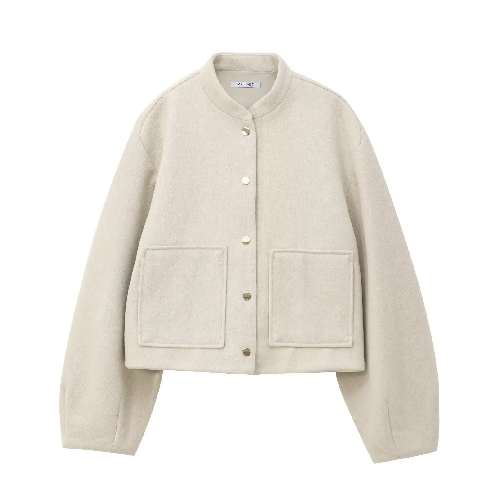 2025 Autumn Women's Versatile Round Collar Single Breasted Pilot Jacket with Large Pockets Ideal Casual woolen Solid Wear
2025 Autumn Women's Versatile Round Collar Single Breasted Pilot Jacket with Large Pockets Ideal Casual woolen Solid Wear