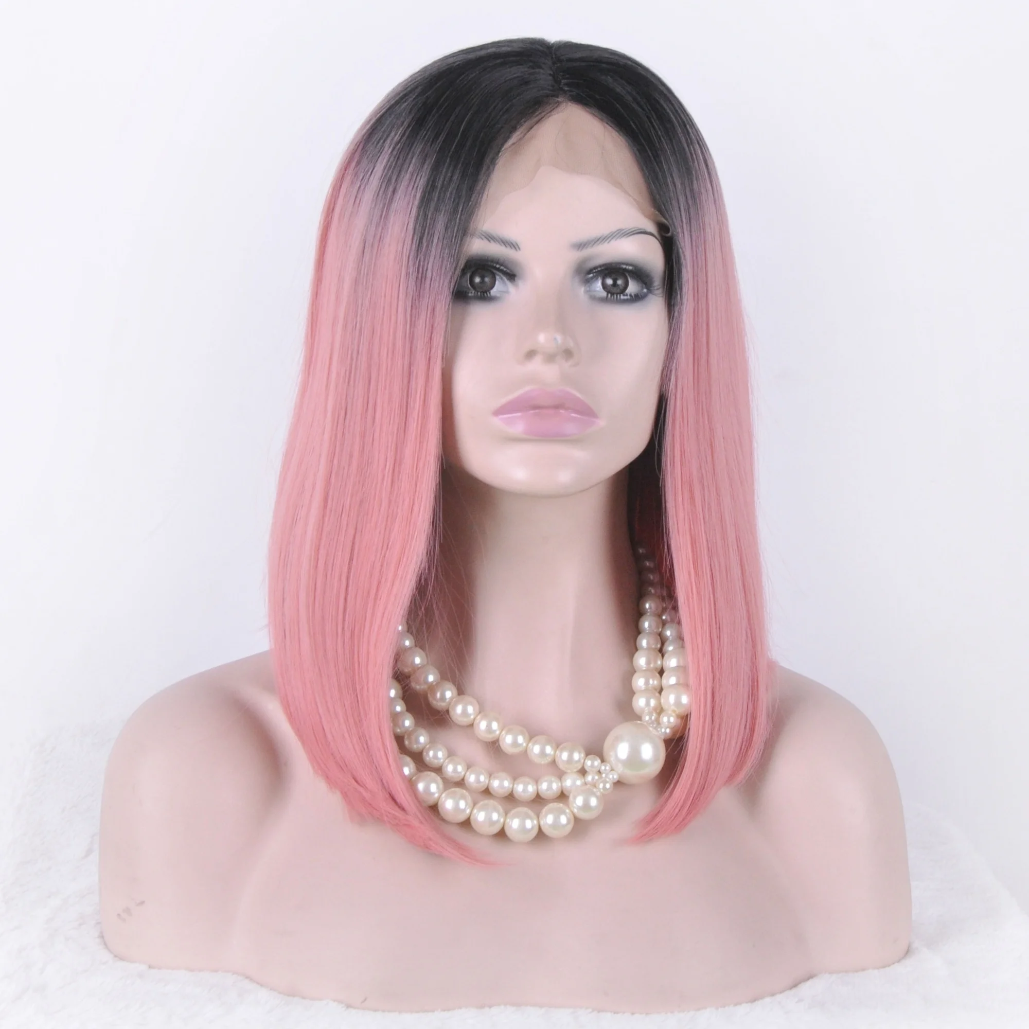 Inspired Pink Short Bob Lace Front Synthetic Wig
Inspired Pink Short Bob Lace Front Synthetic Wig