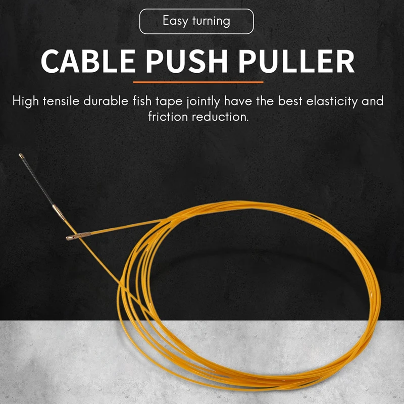 10M 3Mm Guide Device Fiberglass Electric Cable Push Pullers Duct Snake Rodder Fish Tape Wire
10M 3Mm Guide Device Fiberglass Electric Cable Push Pullers Duct Snake Rodder Fish Tape Wire