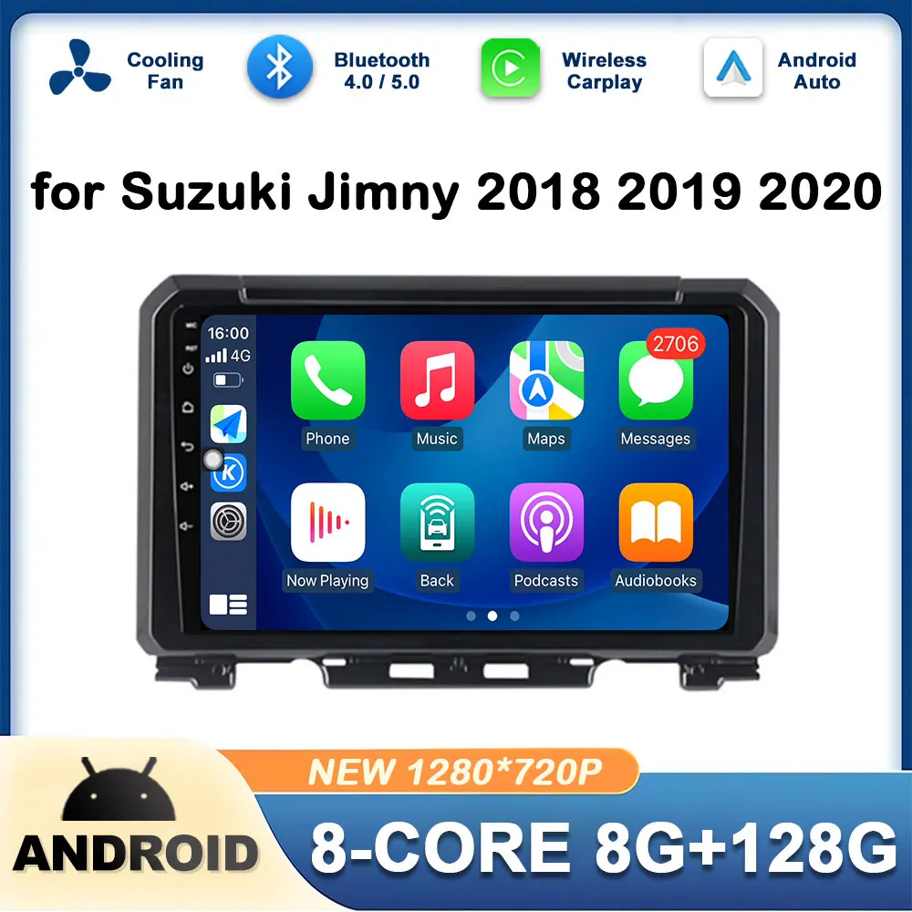 GPS Navigation for Suzuki Jimny 2018 2019 2020 Car Radio Audio Player 2.5D Touch Screen DSP Stereo Accessories Head Unit WIFI 4G
GPS Navigation for Suzuki Jimny 2018 2019 2020 Car Radio Audio Player 2.5D Touch Screen DSP Stereo Accessories Head Unit WIFI 4G