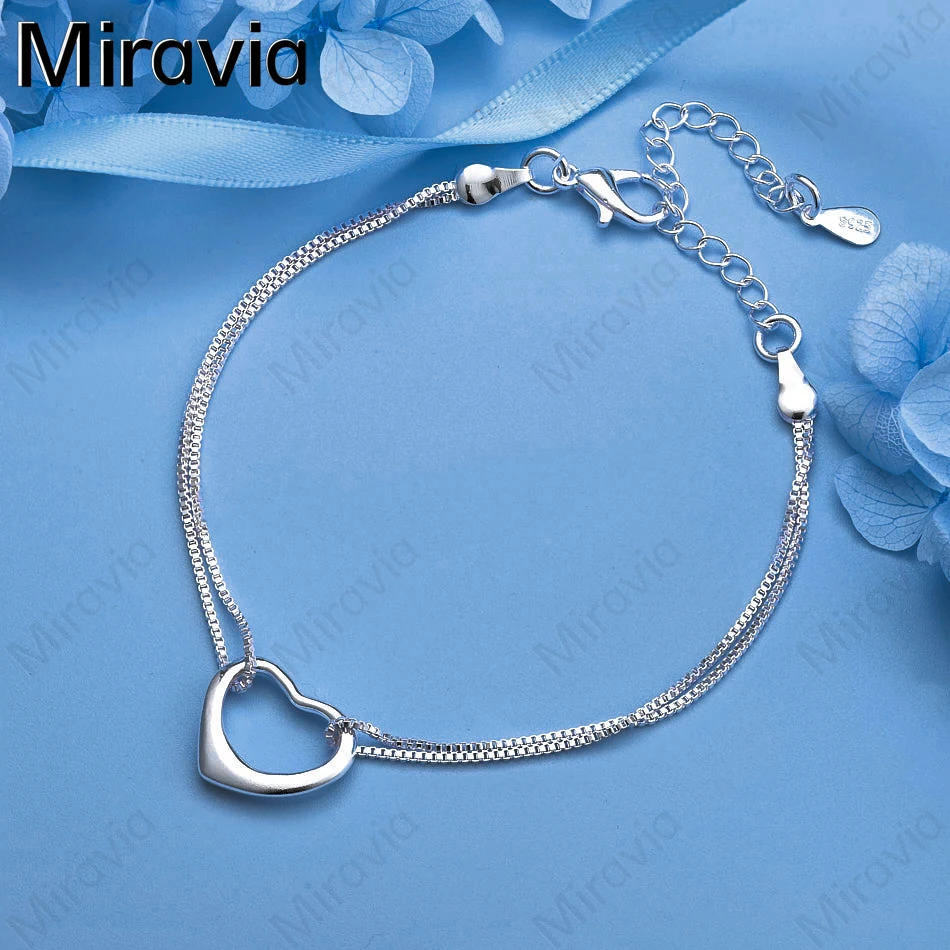 Miravia 925 Sterling Silver Love Double Chain Bracelet Women's Exquisite and Elegant Engagement Jewelry
Miravia 925 Sterling Silver Love Double Chain Bracelet Women's Exquisite and Elegant Engagement Jewelry