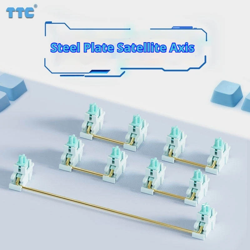 TTC Steel Plate Satellite Switches Golden Powder Innovative Sleeve Design Reduce Wire Noise For Large Keys Mechanical Keyboard
TTC Steel Plate Satellite Switches Golden Powder Innovative Sleeve Design Reduce Wire Noise For Large Keys Mechanical Keyboard