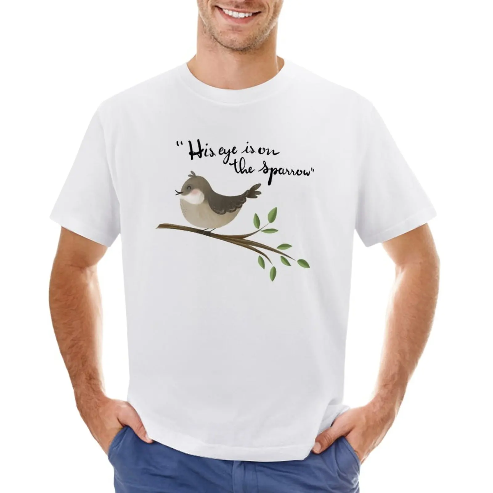 His eye is on the sparrow T-Shirt quick-drying sports fans Blouse men workout shirt
His eye is on the sparrow T-Shirt quick-drying sports fans Blouse men workout shirt
