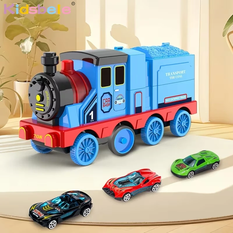 Kids Inertia Train Truck Toy Car Carrier Playset Foldable Track Storage Transport Vehicle with 3 Mini Racing Cars Birthday Gift
Kids Inertia Train Truck Toy Car Carrier Playset Foldable Track Storage Transport Vehicle with 3 Mini Racing Cars Birthday Gift